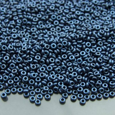10g Y613 HYBRID Metallic Suede Blue Toho Demi Round Seed Beads 11/0 2mm Michael's UK Jewellery