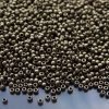Toho Seed Beads Y615 HYBRID Metallic Suede Gold 11/0 beads mouse