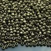 TOHO Seed Beads Y615 HYBRID Metallic Suede Gold 8/0 beads mouse