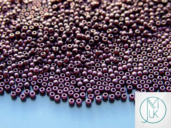 Toho Seed Beads Y617 HYBRID Metallic Suede Pink 11/0 beads mouse