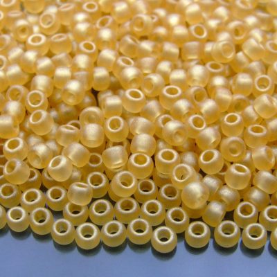 10g Y618 HYBRID Sueded Gold Topaz Toho Seed Beads Size 6/0 4mm Michael's UK Jewellery