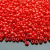 TOHO Seed Beads Y623 HYBRID Sueded Gold Opaque Pepper Red 8/0 beads mouse