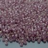 TOHO Seed Beads Y628 HYBRID Sueded Gold Transparent Amethyst 8/0 beads mouse