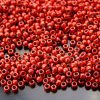 TOHO Seed Beads YPS0012 HYBRID ColorTrends Metallic Aurora Red 8/0 beads mouse