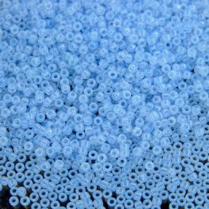 TOHO Seed Beads YPS0024 HYBRID ColorTrends Milky Airy Blue 11/0 beads mouse