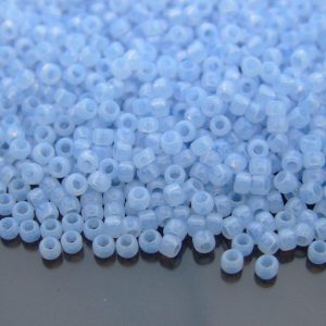 10g YPS0024 HYBRID ColorTrends: Milky Airy Blue Toho Seed Beads 8/0 3mm Michael's UK Jewellery
