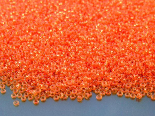 10g YPS0052 HYBRID ColorTrends Transparent Flame Toho Demi Round Seed Beads 11/0 2mm Michael's UK Jewellery