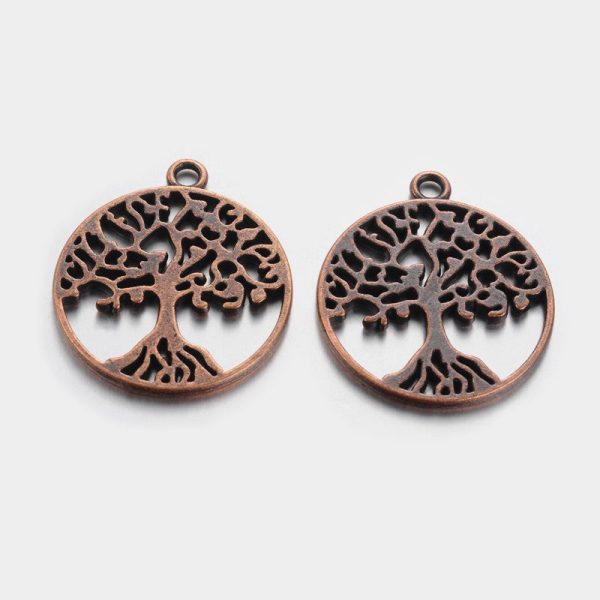 10x Tree of Life 29mm Charm Antique Bronze Michael's UK Jewellery