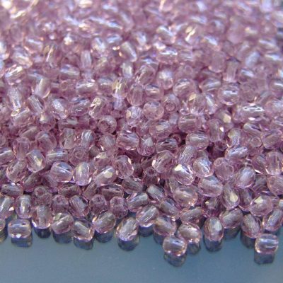 120+ Fire Polished Beads 3mm Amethyst Michael's UK Jewellery