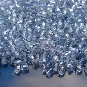 120+ Fire Polished Beads 3mm Luster - Blue Michael's UK Jewellery