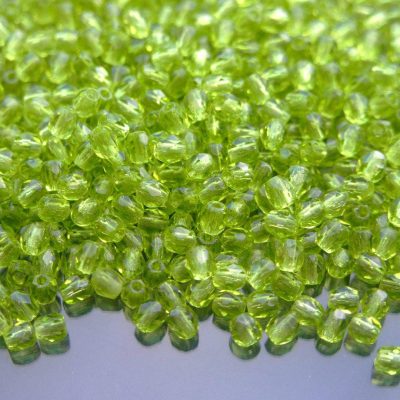120+ Fire Polished Beads 3mm Olivine Michael's UK Jewellery