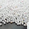 120+ Fire Polished Beads 3mm Opaque White AB Michael's UK Jewellery