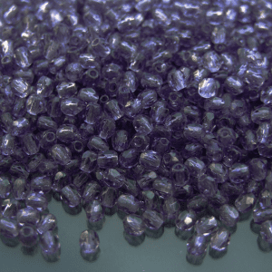5g Fire Polished Beads Tanzanite 3mm beads mouse