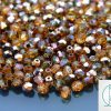 120+ Fire Polished Beads 4mm Copper - Medium Topaz Michael's UK Jewellery