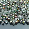 120+ Fire Polished Beads 4mm Crystal - Vitral Michael's UK Jewellery