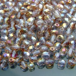 120+ Fire Polished Beads 4mm Twilight Alexandrite Michael's UK Jewellery
