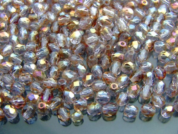 120+ Fire Polished Beads 4mm Twilight Alexandrite Michael's UK Jewellery