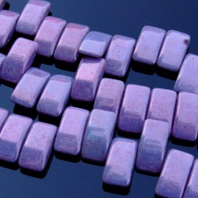 15x Carrier Beads 9x17mm  Chalk Vega Luster Michael's UK Jewellery