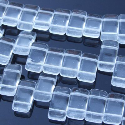 15x Carrier Beads 9x17mm Crystal Michael's UK Jewellery