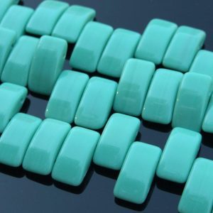 15x Carrier Beads 9x17mm Turquoise Green Michael's UK Jewellery