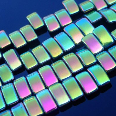 15x Carrier Beads 9x17mm Vitrail Michael's UK Jewellery