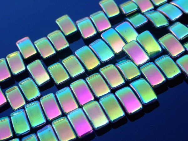 15x Carrier Beads 9x17mm Vitrail Michael's UK Jewellery