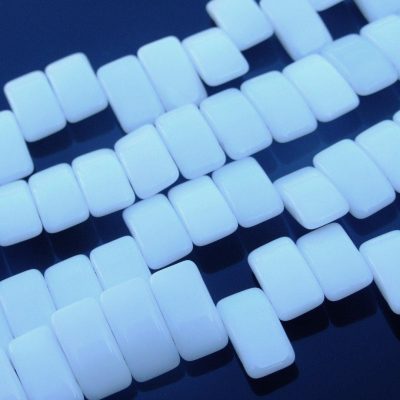 15x Carrier Beads 9x17mm White Michael's UK Jewellery