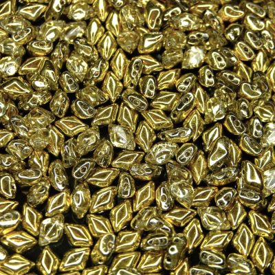 30g GemDuo Beads Crystal Amber WHOLESALE