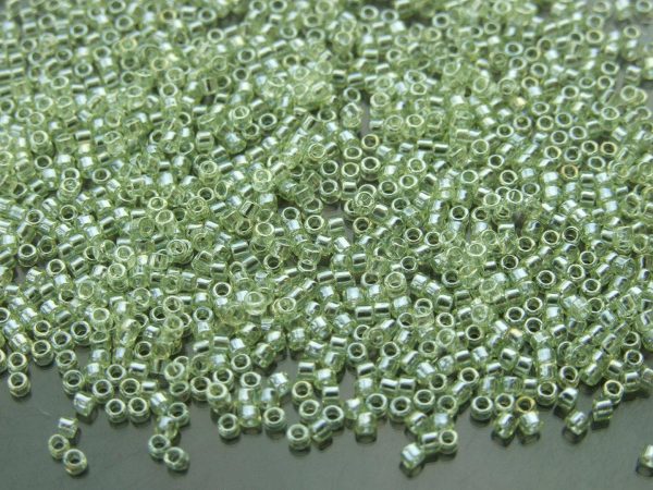 2.5'' Tube 135 Transparent Lemon Lime Luster Toho Treasure Seed Beads 11/0 1.7mm Michael's UK Jewellery