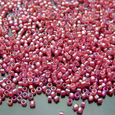 2.5'' Tube 1821 Bubble Gum Lined Light Amethyst Rainbow Toho Treasure Seed Beads 11/0 1.7mm Michael's UK Jewellery
