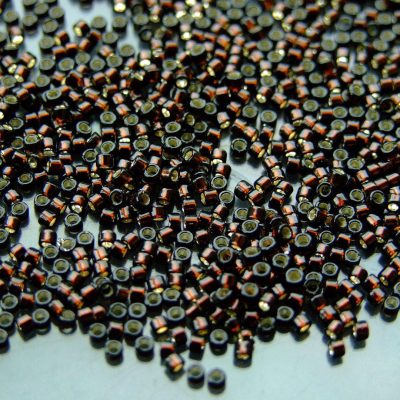 2.5'' Tube 2205 Transparent Silver Lined Root Beer Toho Treasure Seed Beads 11/0 1.7mm Michael's UK Jewellery