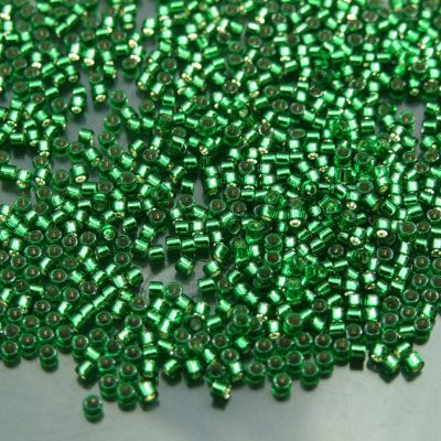 2.5'' Tube 27B Silver Lined Grass Green Toho Treasure Seed Beads 11/0 1.7mm Michael's UK Jewellery