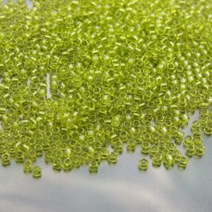2.5'' Tube 4 Transparent Lime Green Toho Treasure Seed Beads 11/0 1.7mm Michael's UK Jewellery