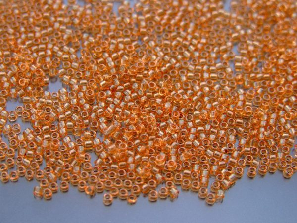 2.5'' Tube 429 Transparent Light Amber Gold Luster Toho Treasure Seed Beads 11/0 1.7mm Michael's UK Jewellery