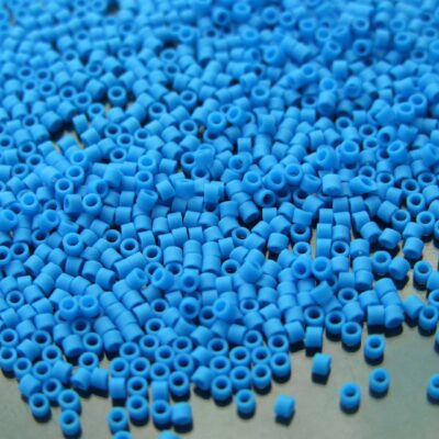 2.5'' Tube 43DF Opaque Frosted Blue Sky Toho Treasure Seed Beads 11/0 1.7mm Michael's UK Jewellery