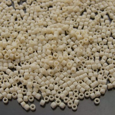 2.5'' Tube 51F Opaque Frosted Light Beige Toho Treasure Seed Beads 11/0 1.7mm Michael's UK Jewellery