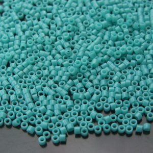 10g Seed Beads TOHO Treasure 55 Opaque Turquoise 11/0 beads mouse