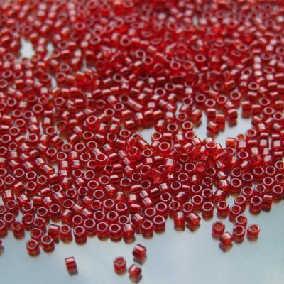 2.5'' Tube 5D Transparent Garnet Toho Treasure Seed Beads 11/0 1.7mm Michael's UK Jewellery