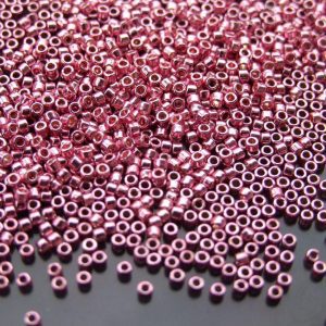 2.5'' Tube PF553 PermaFinish Galvanized Pink Lilac Toho Treasure Seed Beads 11/0 1.7mm Michael's UK Jewellery