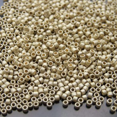 2.5'' Tube PF558F PermaFinish Matte Galvanized Starlight Toho Treasure Seed Beads 11/0 1.7mm Michael's UK Jewellery