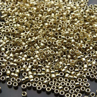 2.5'' Tube PF559 PermaFinish Galvanized Yellow Gold Toho Treasure Seed Beads 11/0 1.7mm Michael's UK Jewellery