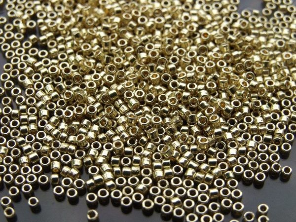 2.5'' Tube PF559 PermaFinish Galvanized Yellow Gold Toho Treasure Seed Beads 11/0 1.7mm Michael's UK Jewellery