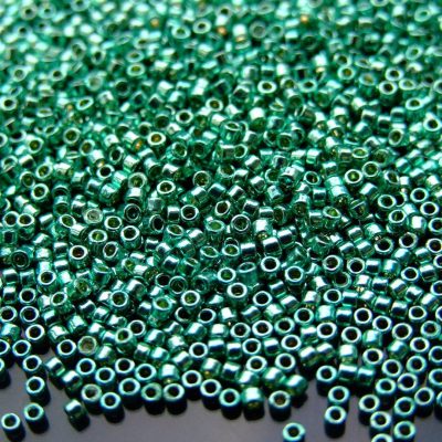 2.5'' Tube PF561 PermaFinish Galvanized Green Teal Toho Treasure Seed Beads 11/0 1.7mm Michael's UK Jewellery