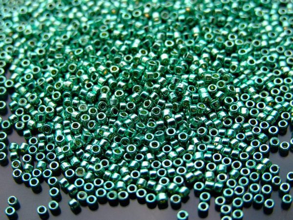 2.5'' Tube PF561 PermaFinish Galvanized Green Teal Toho Treasure Seed Beads 11/0 1.7mm Michael's UK Jewellery