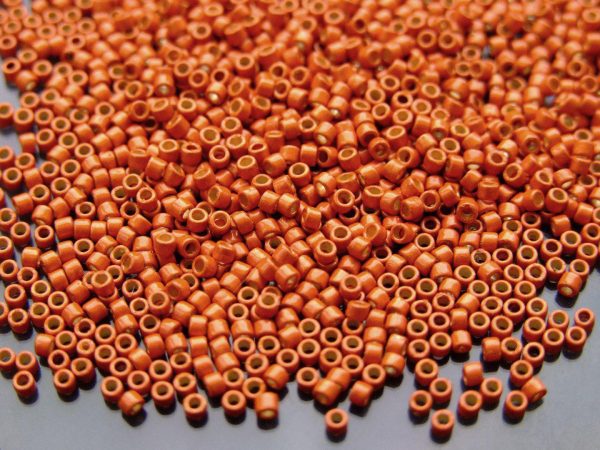2.5'' Tube PF562F PermaFinish Galvanized Matte Saffron Toho Treasure Seed Beads 11/0 1.7mm Michael's UK Jewellery