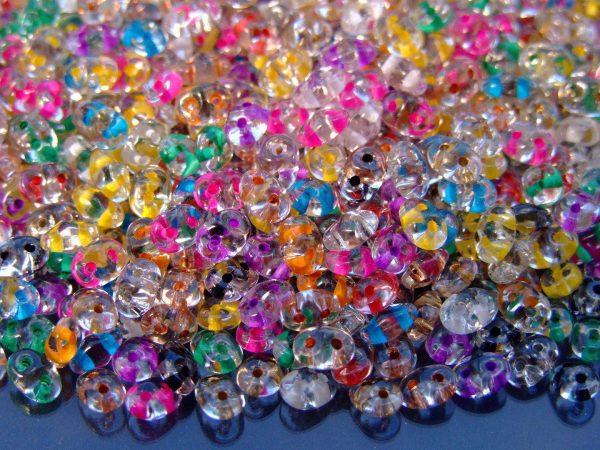 20g SuperDuo Beads Crystal Lined Mix Michael's UK Jewellery