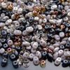 20g SuperDuo Beads Grey Smoky Mix Michael's UK Jewellery
