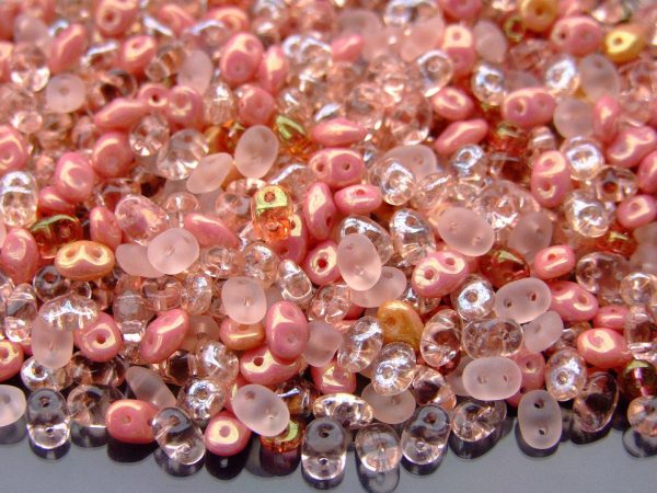 20g SuperDuo Beads Pink Mix Michael's UK Jewellery