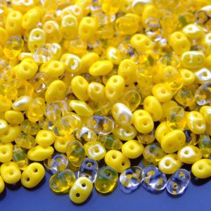 20g SuperDuo Beads Yellow Mix Michael's UK Jewellery