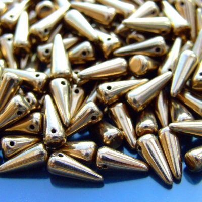 20pcs Spike Beads 5x13mm Bronze Michael's UK Jewellery